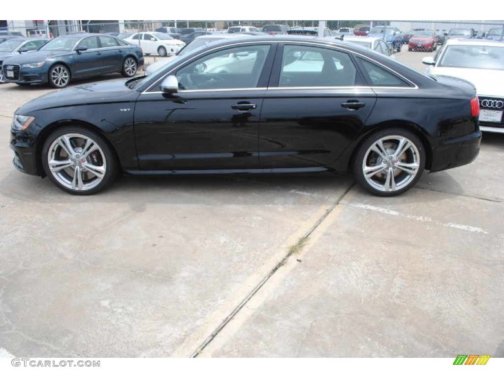Brilliant Black 2014 Audi S6 Prestige quattro Sedan Exterior Photo #83780404