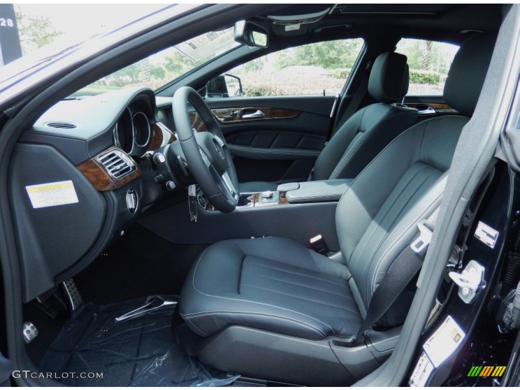 Black Interior 2014 Mercedes-Benz CLS 550 Coupe Photo #83781022