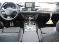 2014 Audi S6 Black Valcona w/Sport Stitched Diamond Interior Dashboard Photo