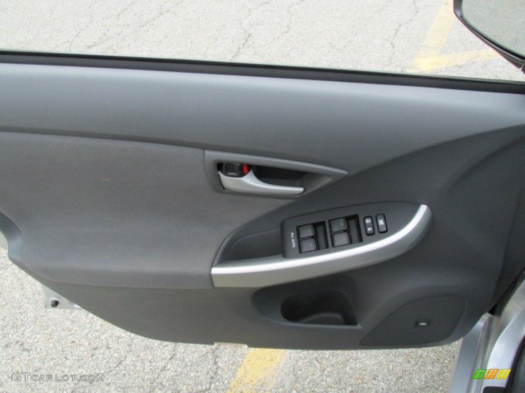 2011 Toyota Prius Hybrid II Dark Gray Door Panel Photo #83781139