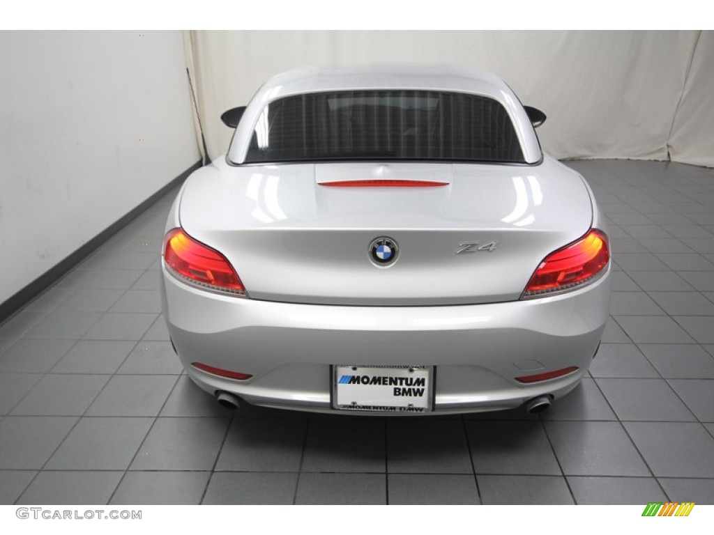 2011 Z4 sDrive35i Roadster - Titanium Silver Metallic / Black photo #13