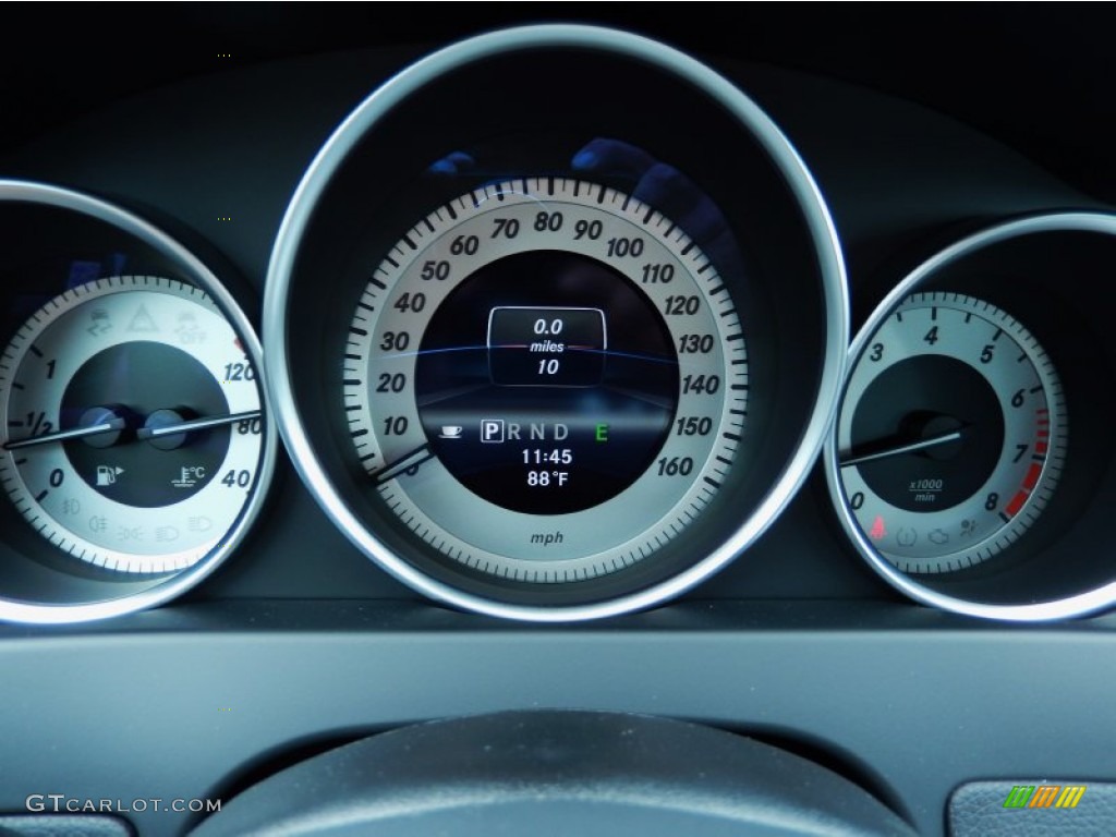 2013 Mercedes-Benz C 250 Sport Gauges Photo #83781814