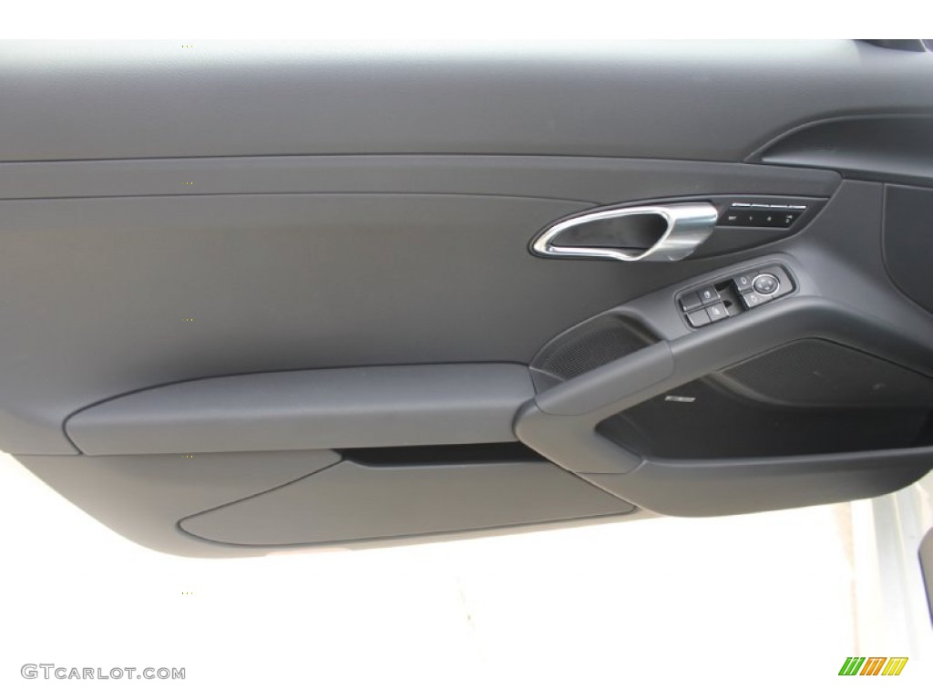2014 Porsche Cayman Standard Cayman Model Black Door Panel Photo #83782217