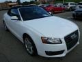 2010 Ibis White Audi A5 2.0T quattro Cabriolet  photo #7