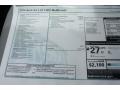 2014 Audi A4 2.0T Sedan Window Sticker