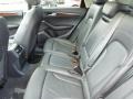 2011 Audi Q5 Black Interior Rear Seat Photo