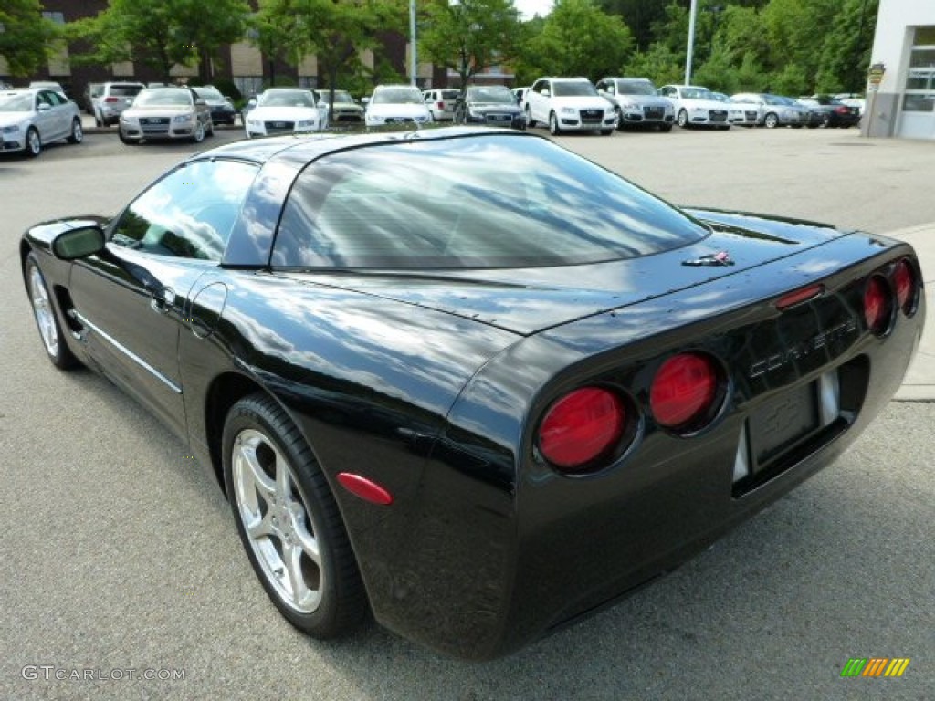 2004 Corvette Coupe - Black / Light Oak photo #3