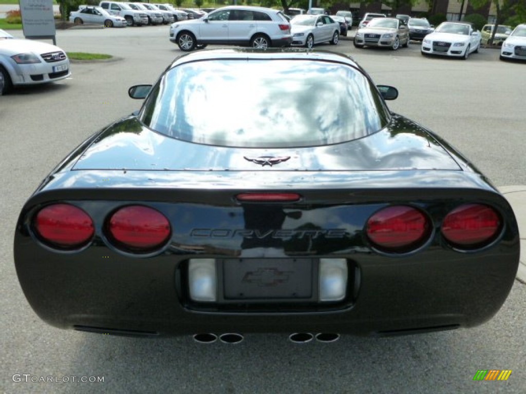 2004 Corvette Coupe - Black / Light Oak photo #4