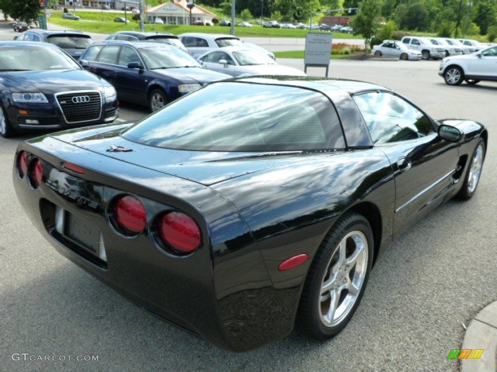 2004 Corvette Coupe - Black / Light Oak photo #5