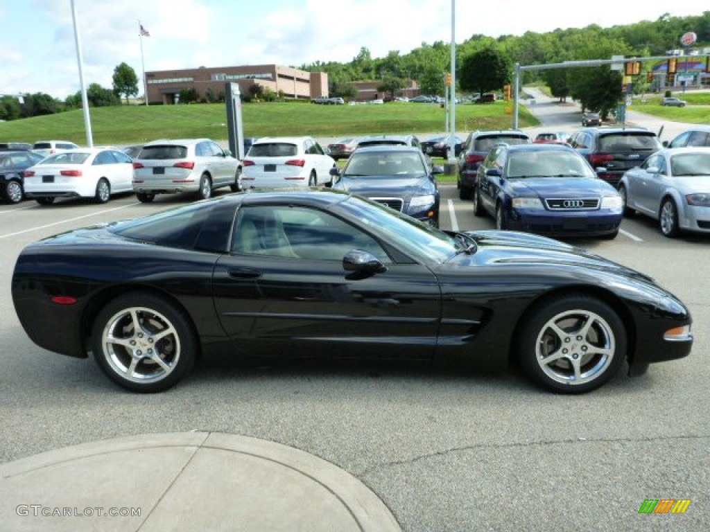 2004 Corvette Coupe - Black / Light Oak photo #6