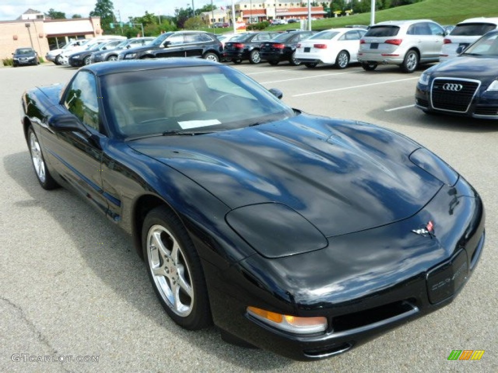 2004 Corvette Coupe - Black / Light Oak photo #7