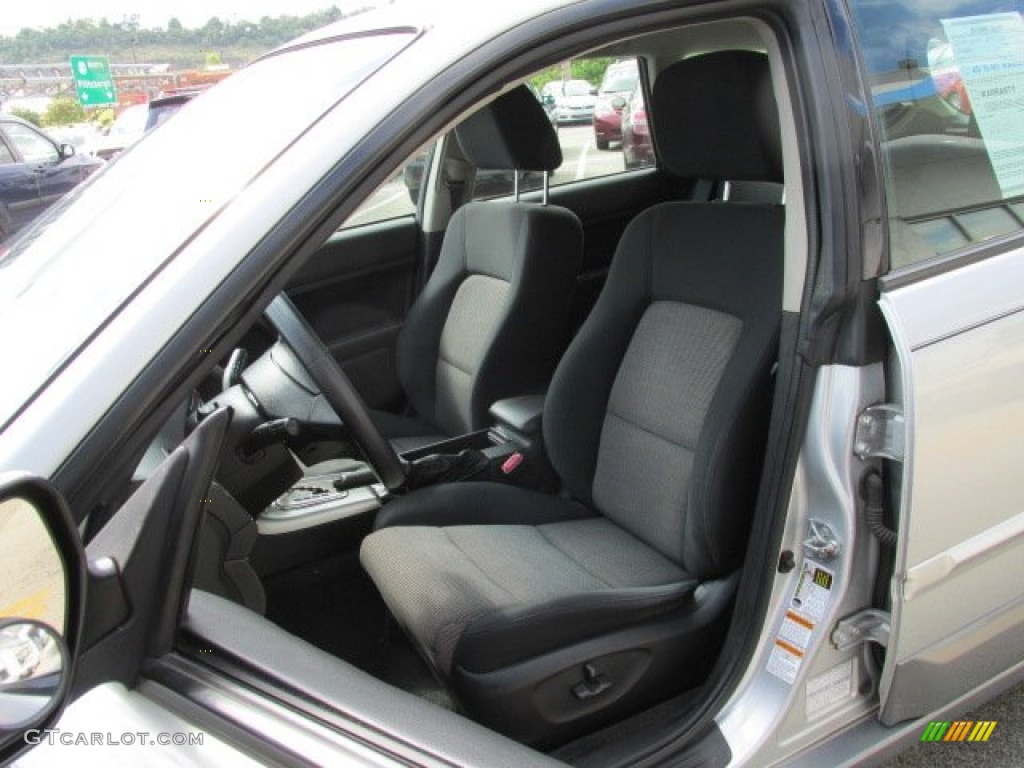 Dark Charcoal Tweed Interior 2007 Subaru Outback 2.5i Wagon Photo #83783972
