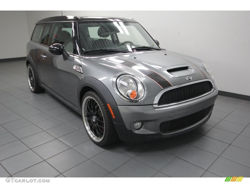 2010 Cooper S Clubman - Dark Silver Metallic / Grey/Carbon Black photo #1