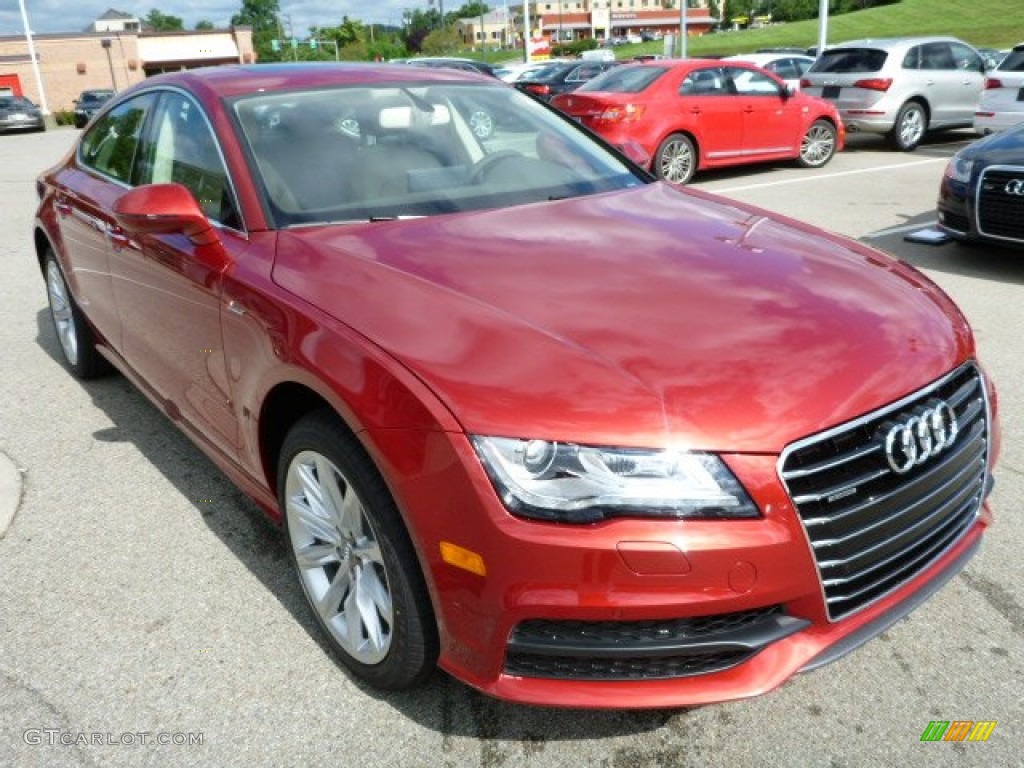 Garnet Red Pearl 2014 Audi A7 3.0T quattro Premium Plus Exterior Photo #83784809