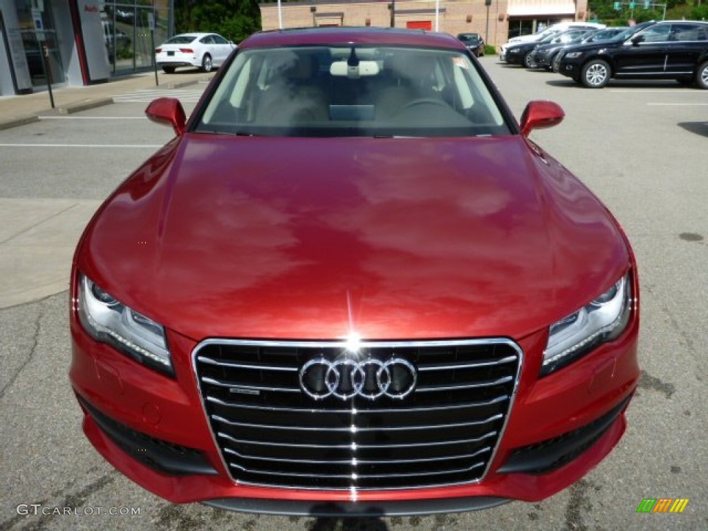 Garnet Red Pearl 2014 Audi A7 3.0T quattro Premium Plus Exterior Photo #83784829