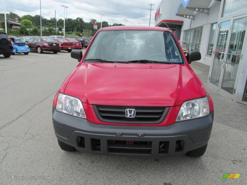 2001 CR-V LX 4WD - Milano Red / Dark Gray photo #3