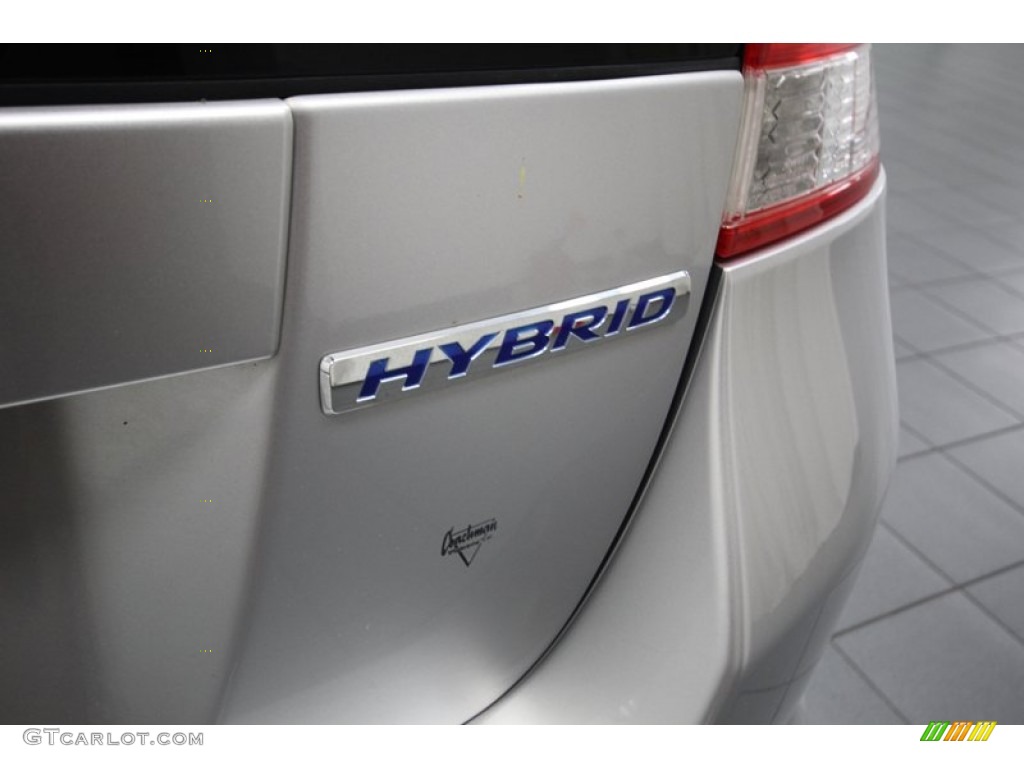 2010 Insight Hybrid EX - Alabaster Silver Metallic / Blue photo #36