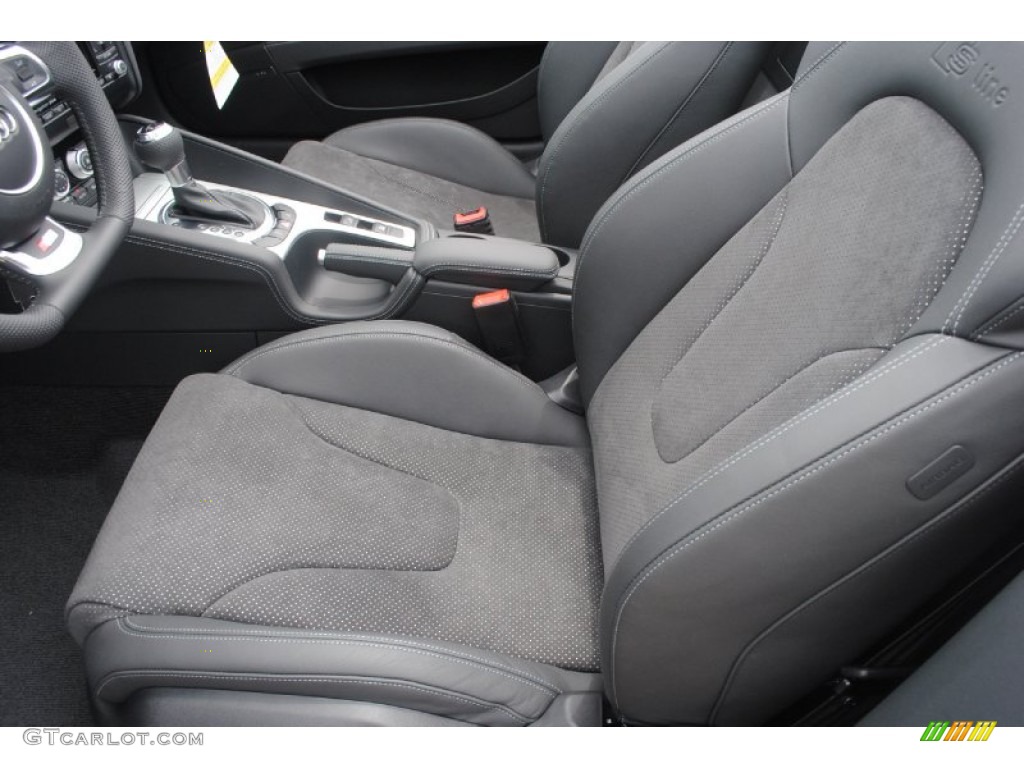 Black Interior 2014 Audi TT 2.0T quattro Roadster Photo #83786248