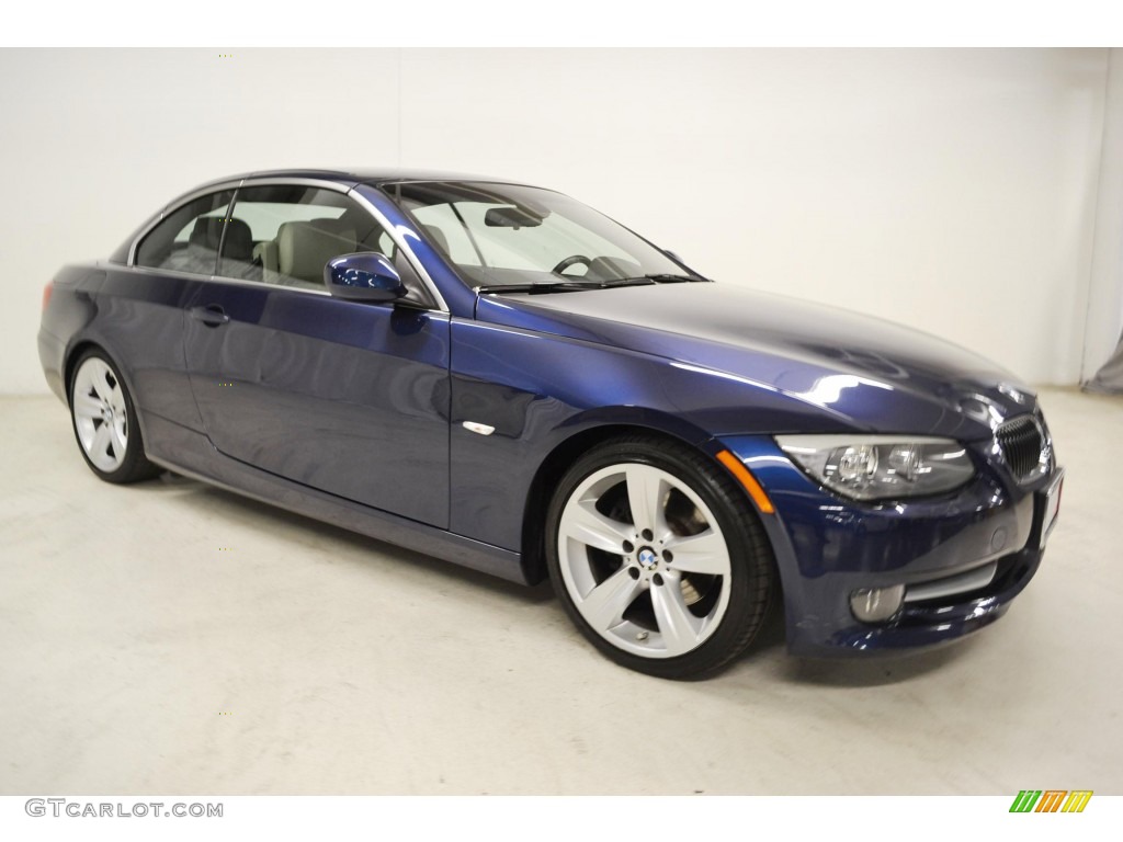 2011 3 Series 328i Convertible - Deep Sea Blue Metallic / Oyster/Black Dakota Leather photo #2