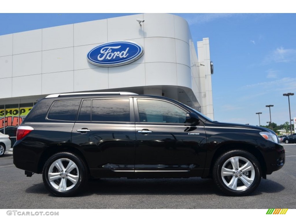 2010 Highlander Limited - Black / Ash photo #2