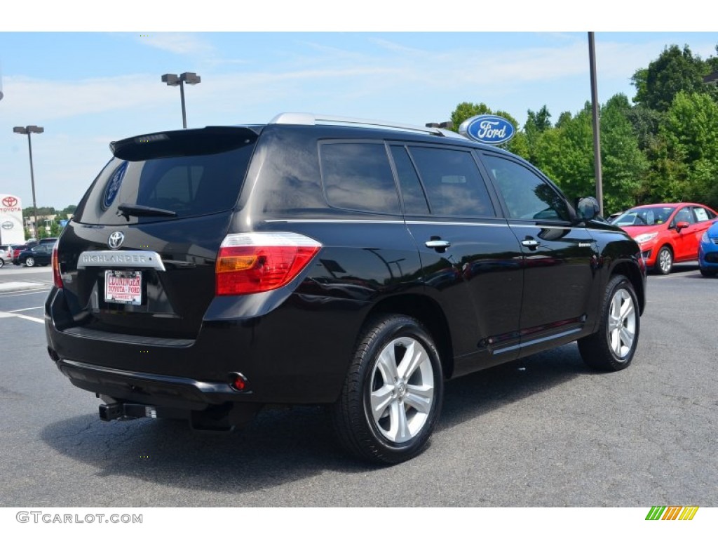 2010 Highlander Limited - Black / Ash photo #3