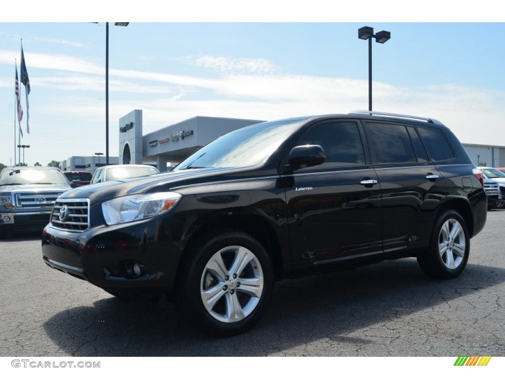 2010 Highlander Limited - Black / Ash photo #6