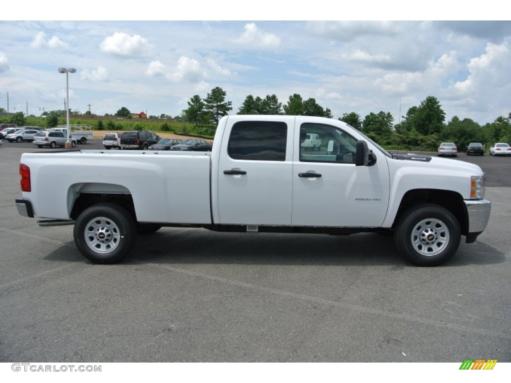 2014 Silverado 2500HD WT Crew Cab - Summit White / Dark Titanium photo #6