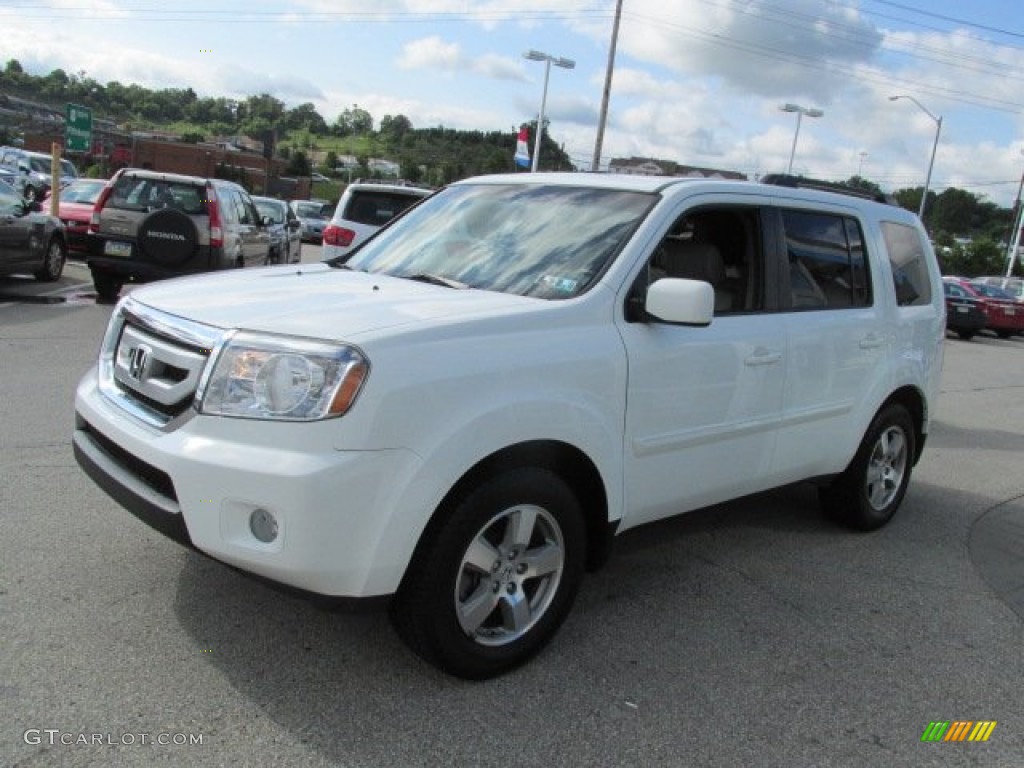 Taffeta White 2011 Honda Pilot EX-L 4WD Exterior Photo #83788168