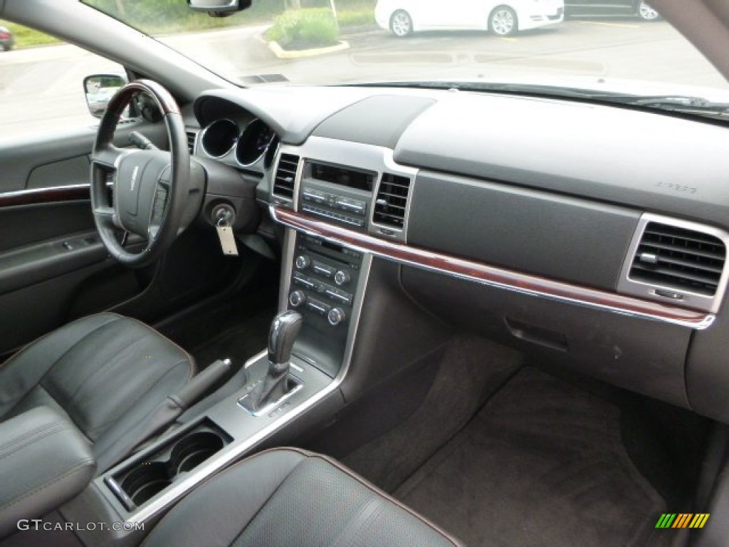 2011 Lincoln MKZ FWD Dark Charcoal Dashboard Photo #83789548