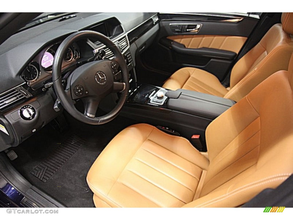 Natural Beige Interior 2010 Mercedes-Benz E 350 4Matic Sedan Photo #83789683