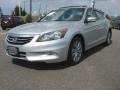 2011 Alabaster Silver Metallic Honda Accord EX-L V6 Sedan  photo #1