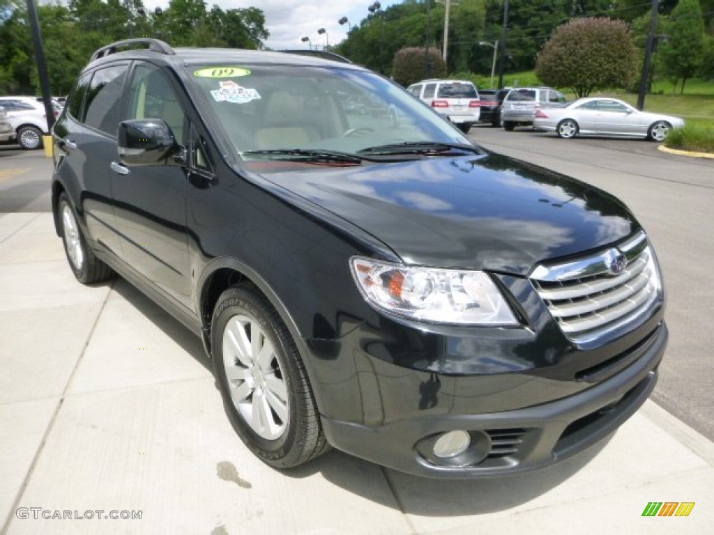 Obsidian Black Pearl 2009 Subaru Tribeca Limited 5 Passenger Exterior Photo #83790016