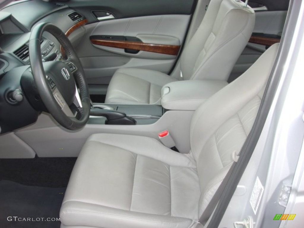 2011 Accord EX-L V6 Sedan - Alabaster Silver Metallic / Gray photo #10