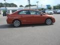 2009 Redline Orange Pearl Honda Civic Si Sedan  photo #6