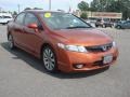 2009 Redline Orange Pearl Honda Civic Si Sedan  photo #8