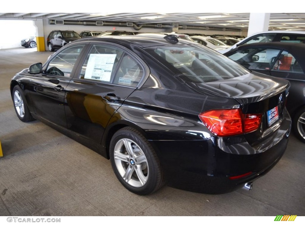 2013 3 Series 320i Sedan - Jet Black / Black photo #4