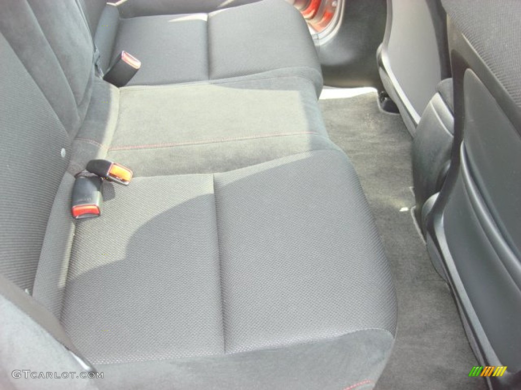 2009 Civic Si Sedan - Redline Orange Pearl / Black photo #12