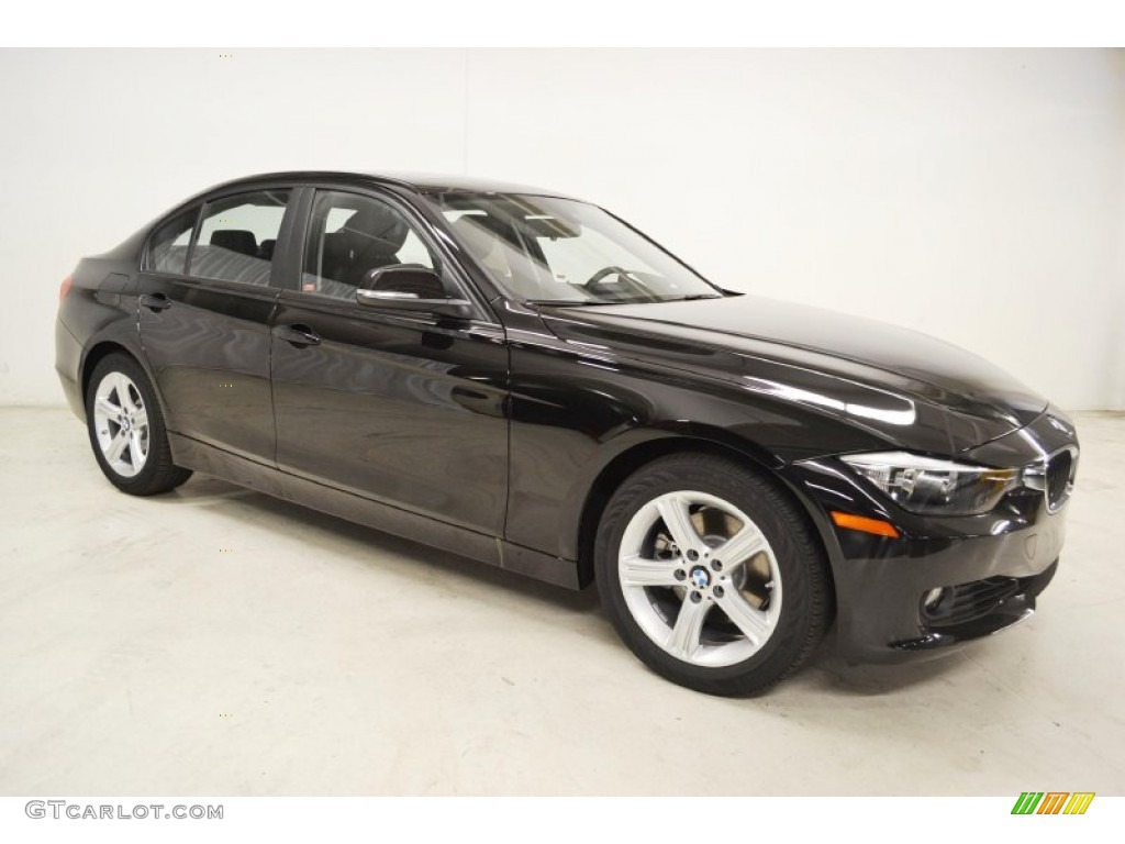 2013 3 Series 328i Sedan - Jet Black / Black photo #2