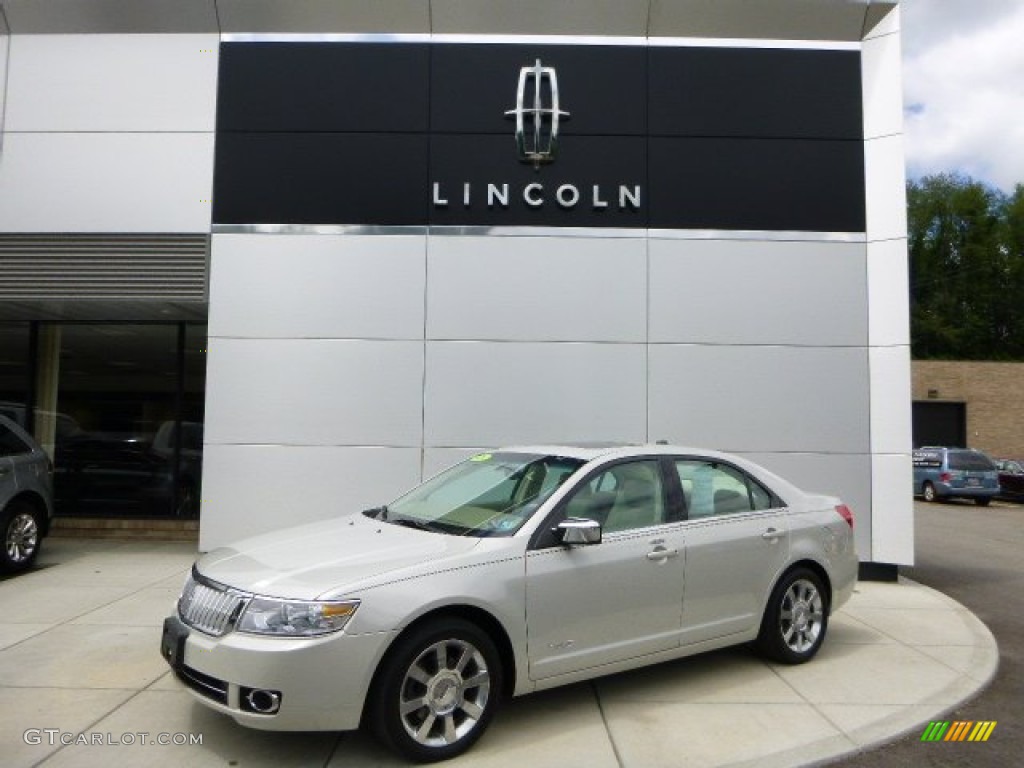 2008 MKZ AWD Sedan - Light Sage Metallic / Sand photo #1