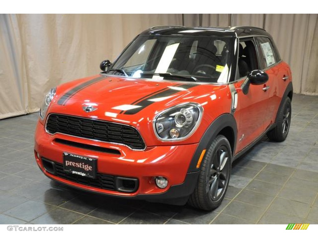 2013 Cooper S Countryman ALL4 AWD - Blazing Red / Carbon Black photo #1