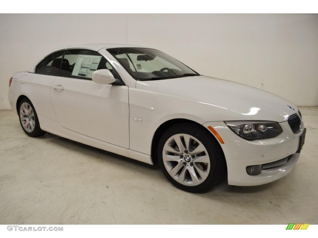 2013 3 Series 328i Convertible - Alpine White / Coral Red/Black photo #2