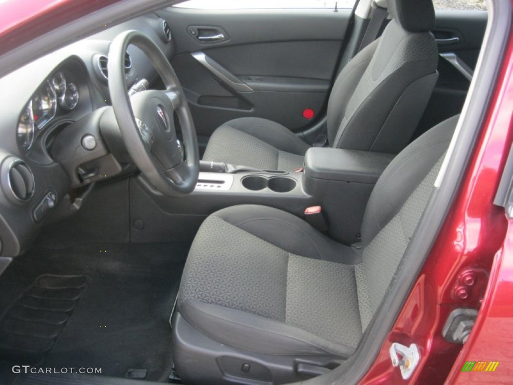 2008 Pontiac G6 V6 Sedan Front Seat Photo #83791698