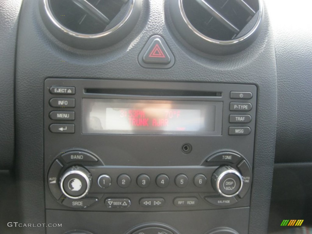 2008 Pontiac G6 V6 Sedan Audio System Photos