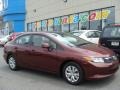 Crimson Pearl - Civic LX Sedan Photo No. 1