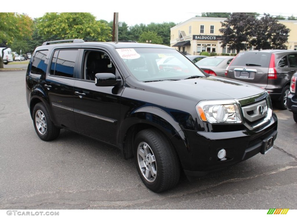 Crystal Black Pearl 2011 Honda Pilot Touring 4WD Exterior Photo #83795263