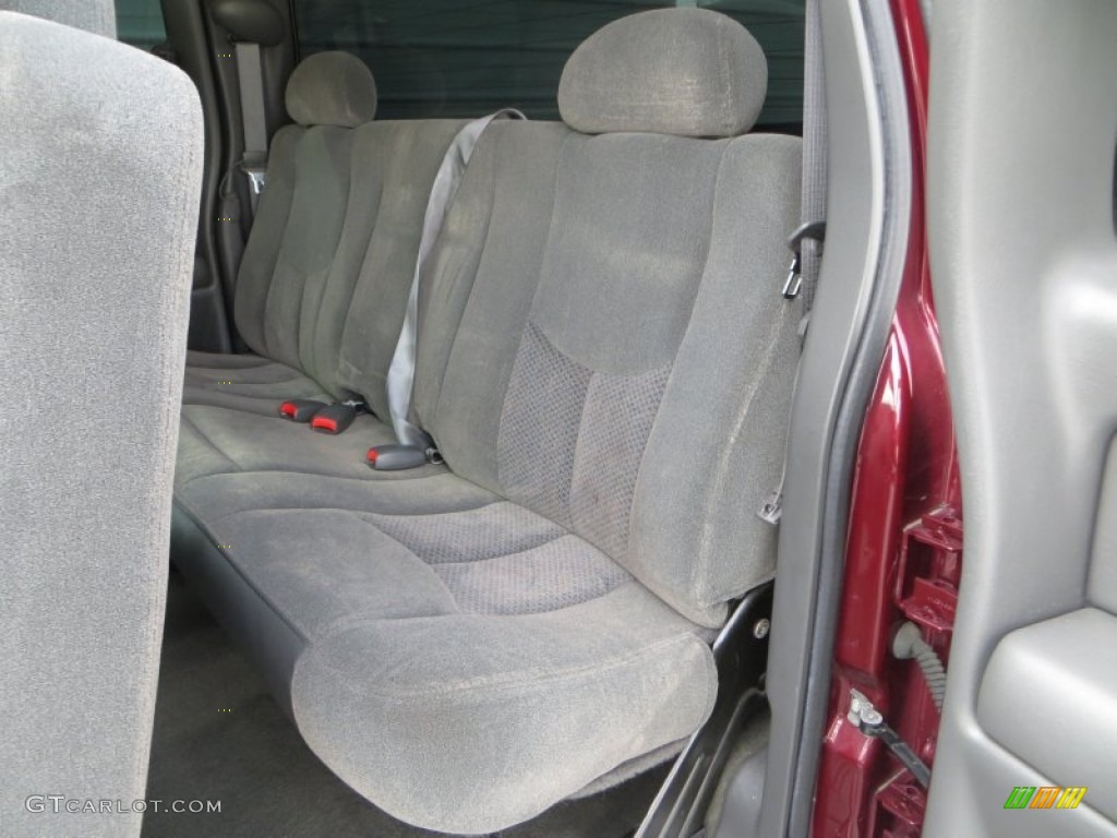 2003 Silverado 1500 LS Extended Cab - Dark Carmine Red Metallic / Medium Gray photo #26