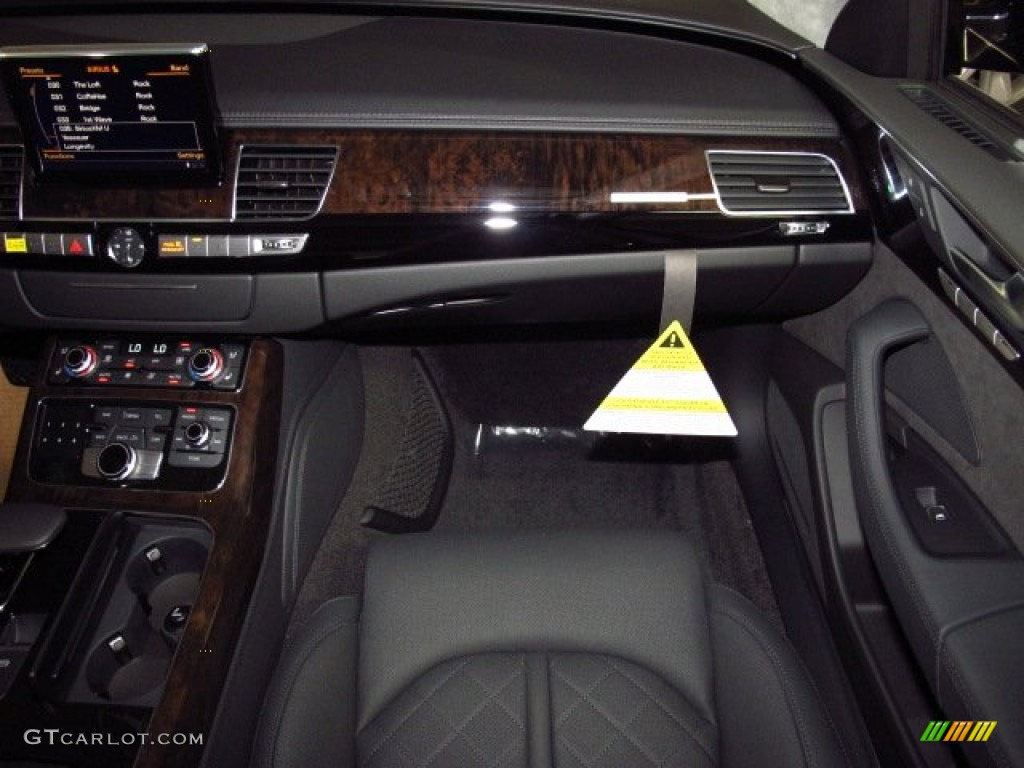 2014 Audi A8 L 4.0T quattro Black Dashboard Photo #83797252