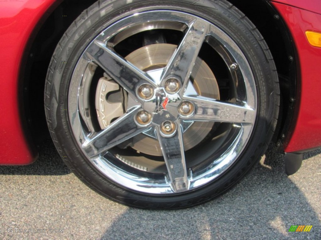 2008 Corvette Coupe - Crystal Red Metallic / Cashmere photo #10