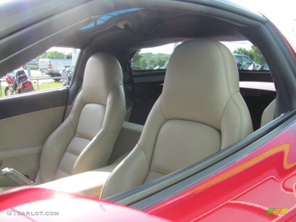 2008 Corvette Coupe - Crystal Red Metallic / Cashmere photo #11