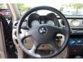 Charcoal 2003 Mitsubishi Outlander XLS Steering Wheel